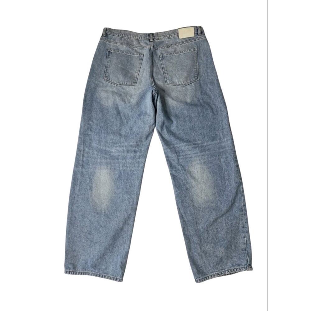 DL1961 Ilia Barrel Jeans Low Rise Relaxed Baggy Y2K Aged Mid Denim Size 31 - Picture 3 of 13